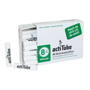 ACTITUBE – REGULAR 8mm – 40pz Filtri a carboni attivi