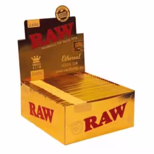 RAW “ETHEREAL” Paper King Size Slim – Box/50*32